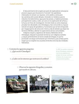 Proyectos Comunitarios Sexto grado página 209