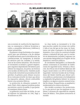 México grandeza y diversidad Multigrado página 283