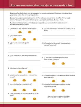 Saberes y Pensamiento Cientifico Primer grado página 335