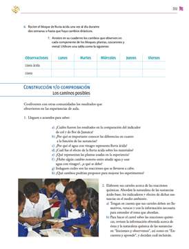 Nuestro Libro de proyectos Tercer grado página 203