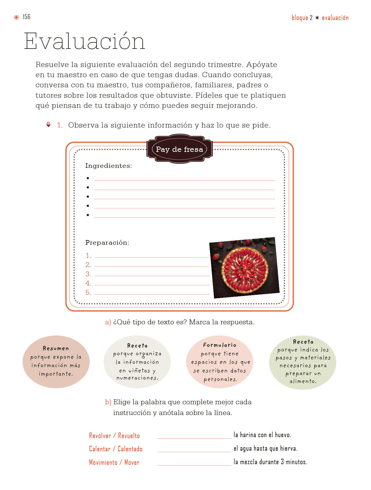 Espa ol Cuarto Grado P gina 156 De 242 Libros De Texto Online